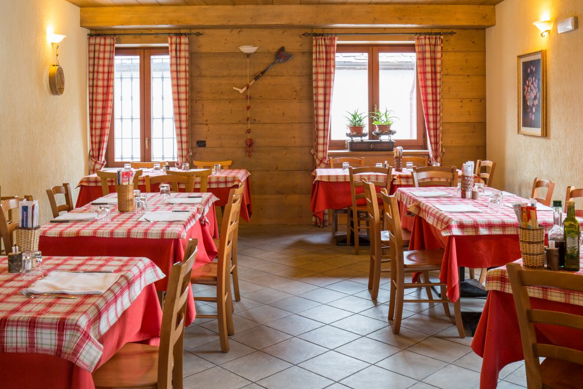 Albergo Miralago sala da pranzo